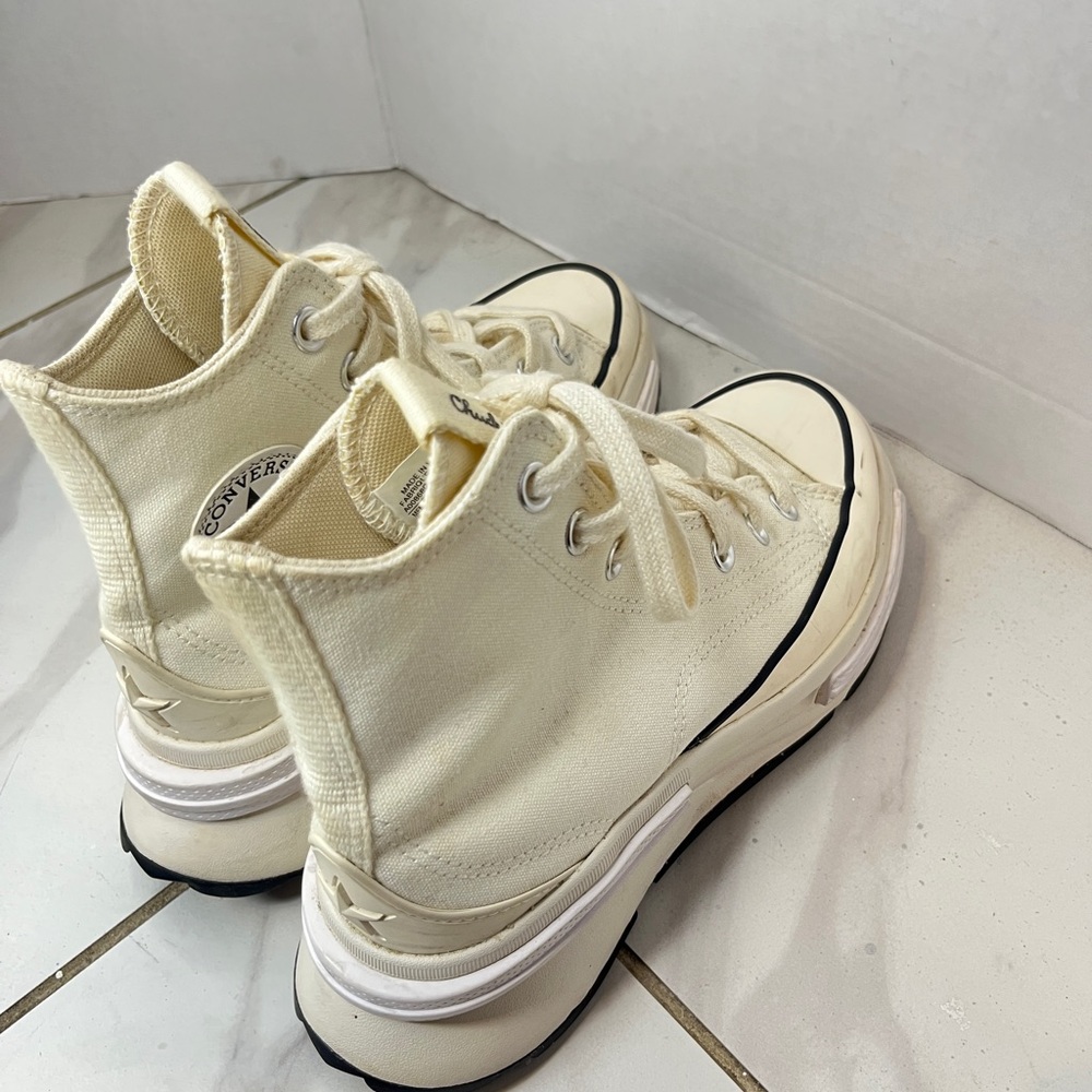 Unisex Converse Run Star Legacy CX Lace Up High Top Shoes Beige Men’s 4 WO’S 5.5 - Picture 12 of 14